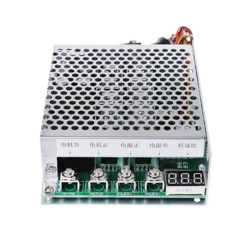 Dc 10-55v 100a motorhastighetsregulator reversibel pwm-kontroll fremover / bakover