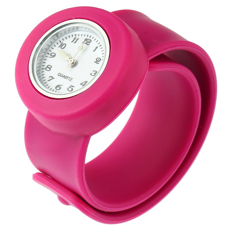 Silicone Slap On Watch boys Sport KIDS Wristwatch girls Small Silicone woman's Children