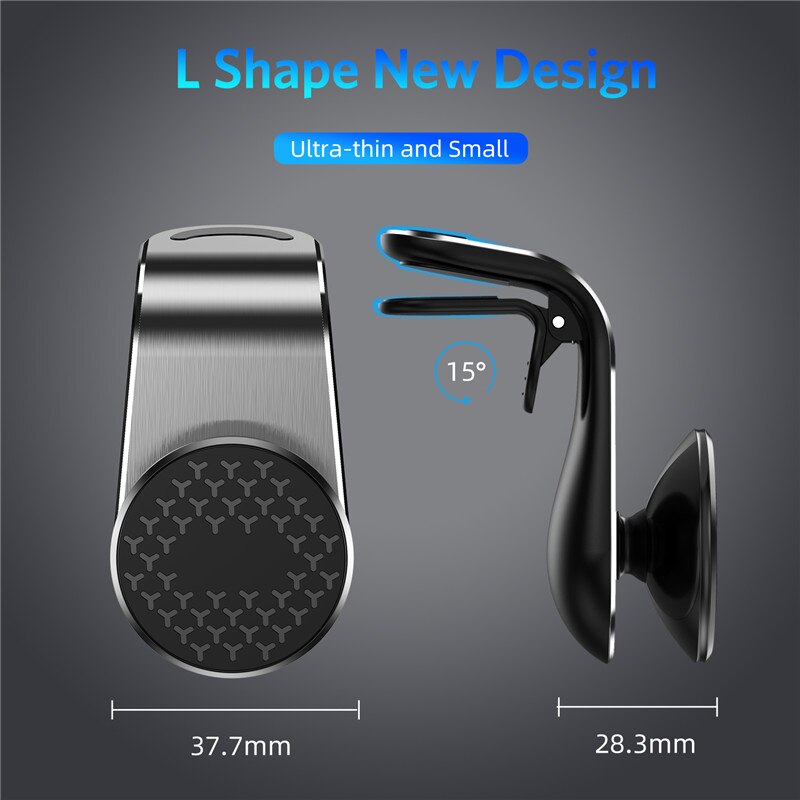 360 Metalen Magnetische Auto Telefoon Houder Voor Samsung S20 Huawei P40 Xiaomi 11 10 Magneet Gps Mount Houder Stand Voor iphone 12 11X7
