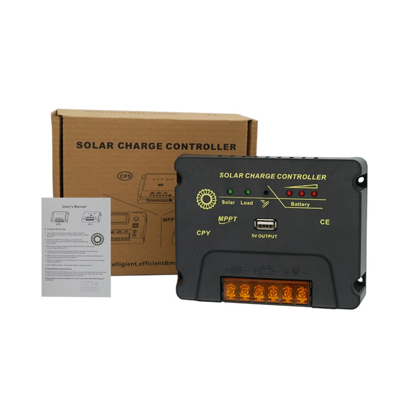 Mppt 10A Zonne-energie Opgeladen En Ontladen Controller Module Fotovoltaïsche Controller 12/24V Universele