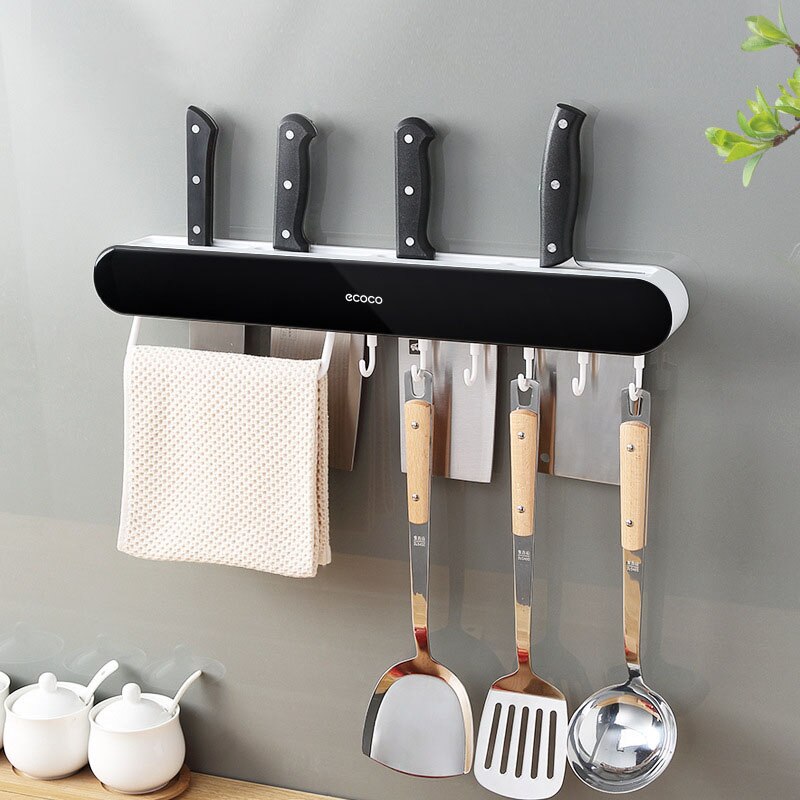 Multifunctional Knife Rack Wall-mounted Kitchen Storage Free Punch Storage Shelf Kitchen Knife Storage Rack