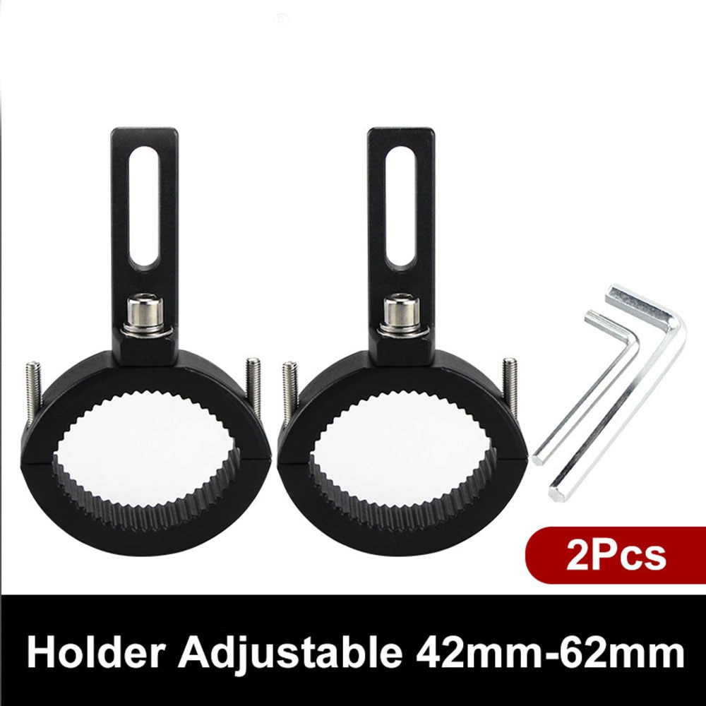 Aluminum alloy bracket motorcycle external headlight bracket mudguard bracket external fog lamp modification fixed pipe clamp