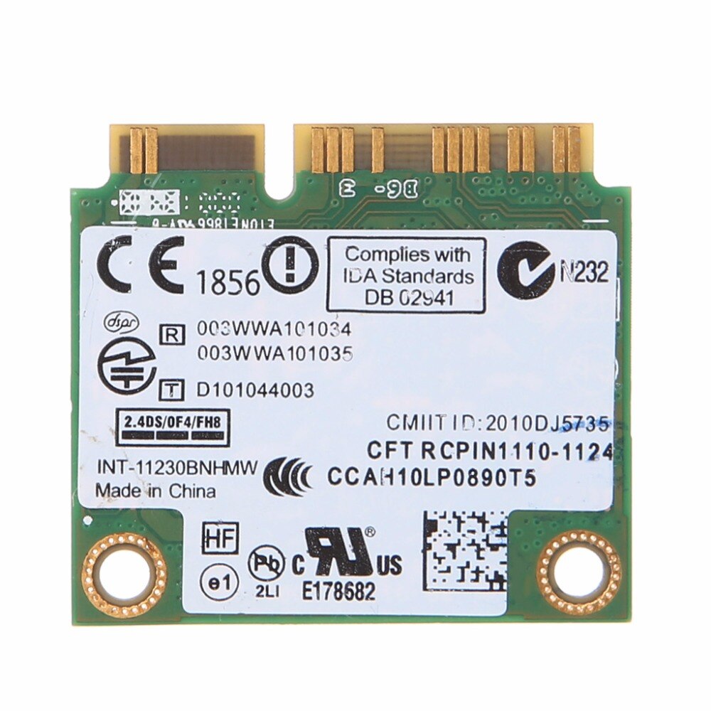 Voor Intel Wireless-N 1030 11230BNHMW 300M WiFi Draadloze Kaart Bluetooth Mini PCI-E Combo Kaart voor HP compaq C26