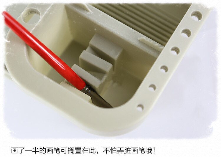 Børste vaske spand multifunktion pen tønde børste vaskemaskine kunst levering olie akryl akvarel værktøj kunst palet børste holder