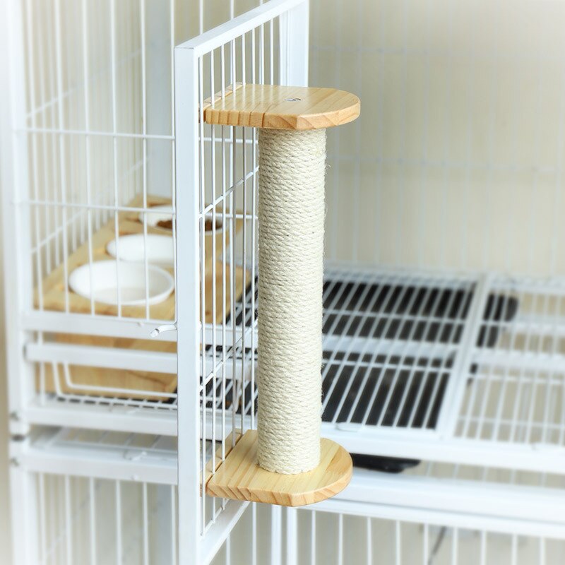 Sisal Wall-Mounted Cat Scratching Post On The Wall Cage For Cats Climbing Play Cat Wall Furniture Kitten Scratchers Board Toys