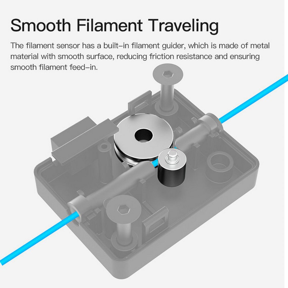 Original CRELITY 3D Ener-3 V2/CR-6 SE Filament Sensor Gebrochen Material Erkennung Modul Kit