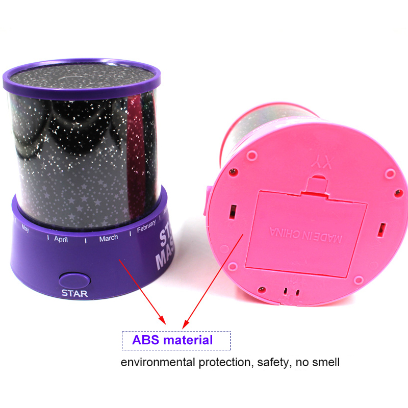 LED lampe de Projection romantique planétarium étoile projecteur Cosmos lumière nuit ciel lampe enfants chambre étoiles décoration maison lampe