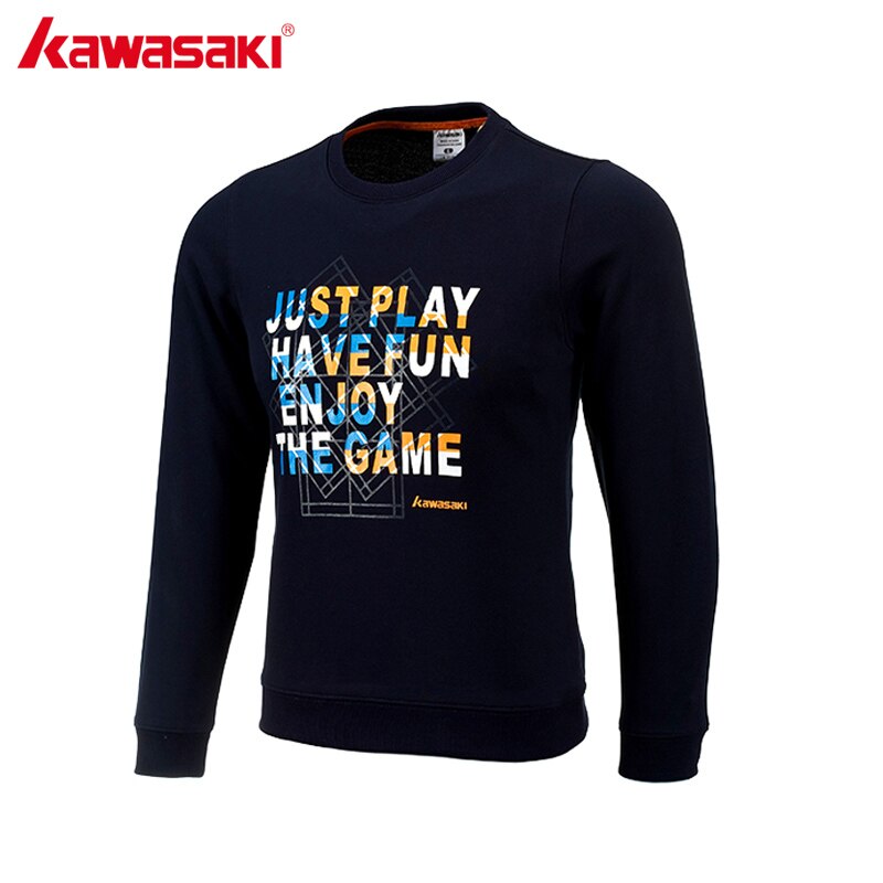 KAWASAKI transpirable de manga larga para hombre Camiseta de bádminton camiseta de tenis de mesa camisetas otoño ropa deportiva de LT-17182