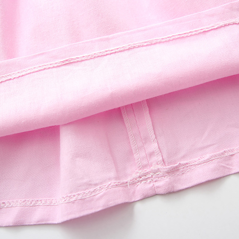 Baby Meisjes Jurk Zomer Wit Roze Strand Jurk Ruche Vliegen Mouw Jurken Voor Kids Leuke Koreaanse Peuter Tieners Kinderen Kleding