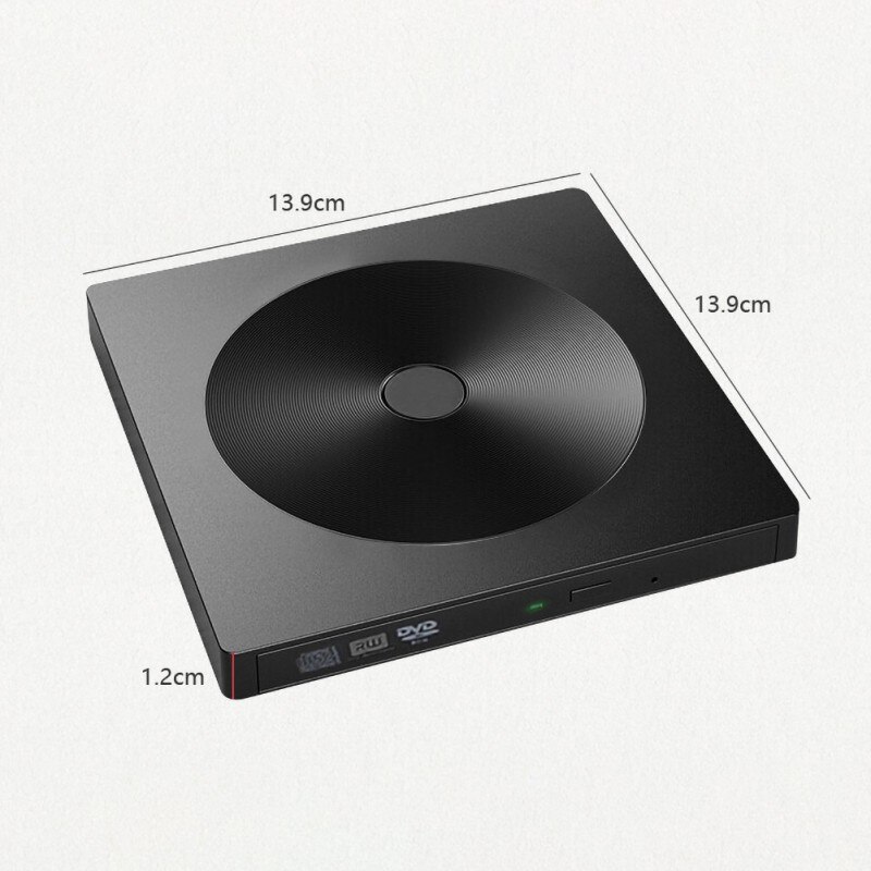 Eksternt dvd-drev usb 3.0 type-c cd-rom re-writer brænder til windows til os bærbar stationær pc