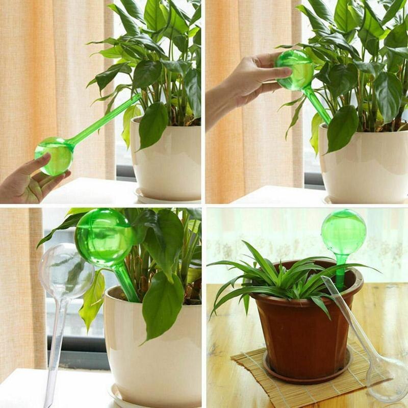 Self-Watering System Imitation Glass Plant Waterer Automatic Device Ball Drip For Potted Plants Houseplants