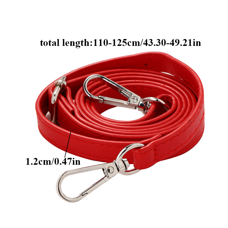125 CM Lange PU Lederen Tas Riem Accessoires voor handtassen 1.2 CM Brede Schoudertas Riem Voor crossbody Vervanging riem Voor Tassen