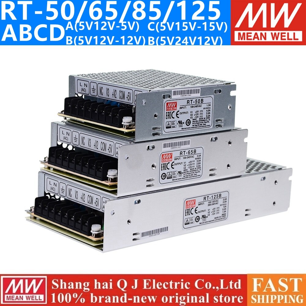 MEAN WELL RT -65A -65B -65C -65D 3-way Switching Power Supply