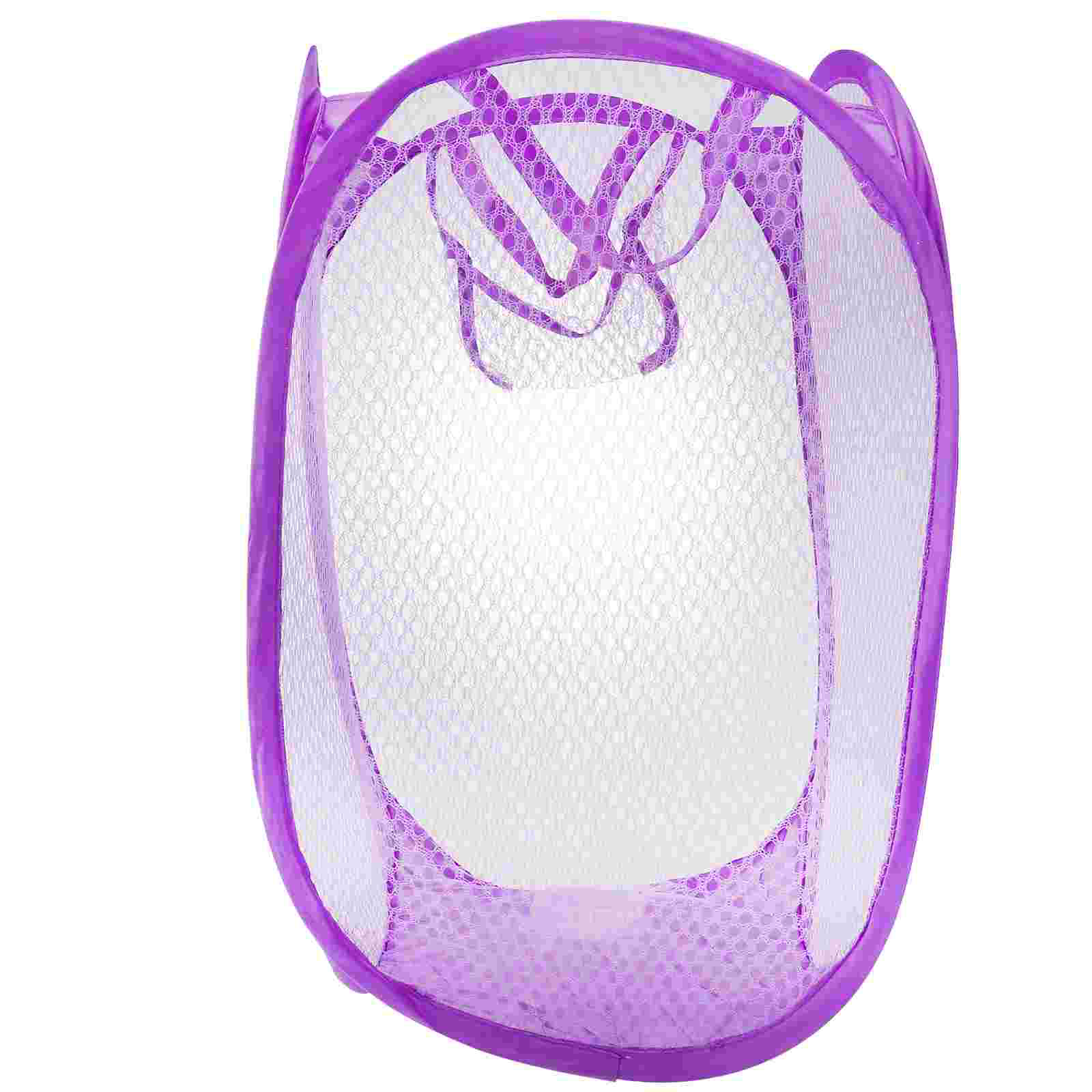 2pcs Laundry Hamper Practical Useful Foldable Clothes Hamper Clothes Basket for Home Outdoor Camping College Dorm: As Shown Purple
