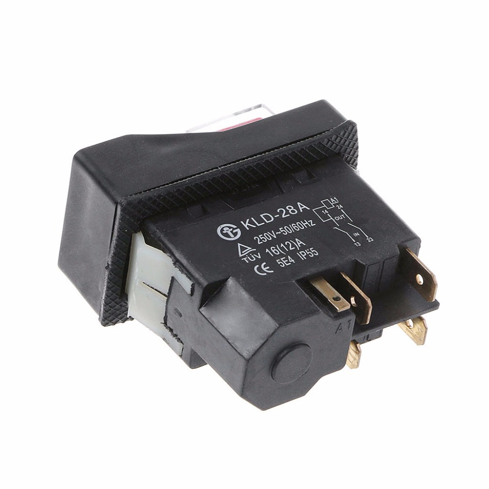 Kld -28a vattentät magnetisk brytare explosionssäkra tryckknappsbrytare 220v 18a ip55