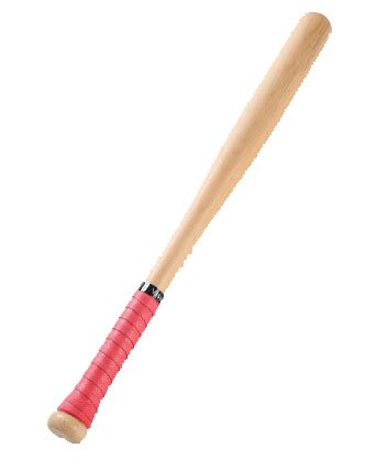 Palo de béisbol de madera sólida de 53cm, palo de béisbol de madera dura, equipo de Fitness para deportes al aire libre X346D: red