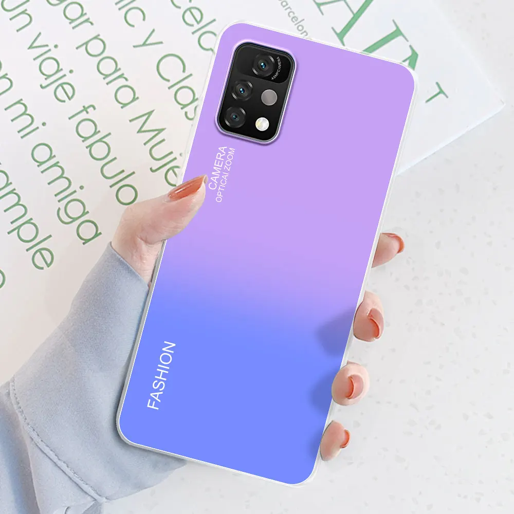 For Umidigi A11 Pro Max Case For Umidigi A11 ProMax Cover Printing Clear Silicone Soft Cases Coque For Umidigi A11 Pro Max Funda: Blue
