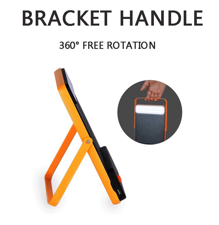 Solar Oplaadbare Noodverlichting Outdoor Verlichting Multifunctionele Zonnepaneel Met Licht Solar Tent Licht Camping Licht