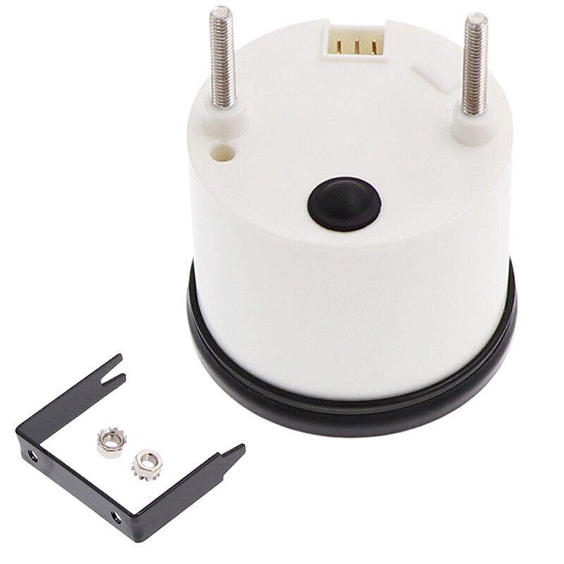 Lorry Tachometer Hour Meter RPM Gauge Indicator silver rim back face fit Auto Boat Engine Red Backlight 9V 32V IP67 waterproof