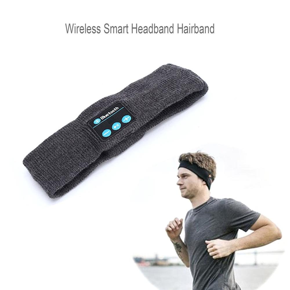 Bluetooth Music Headband Knits Sleeping Headwear Headphone Speaker Headset Stereo Music Hands-free For Running Jogging