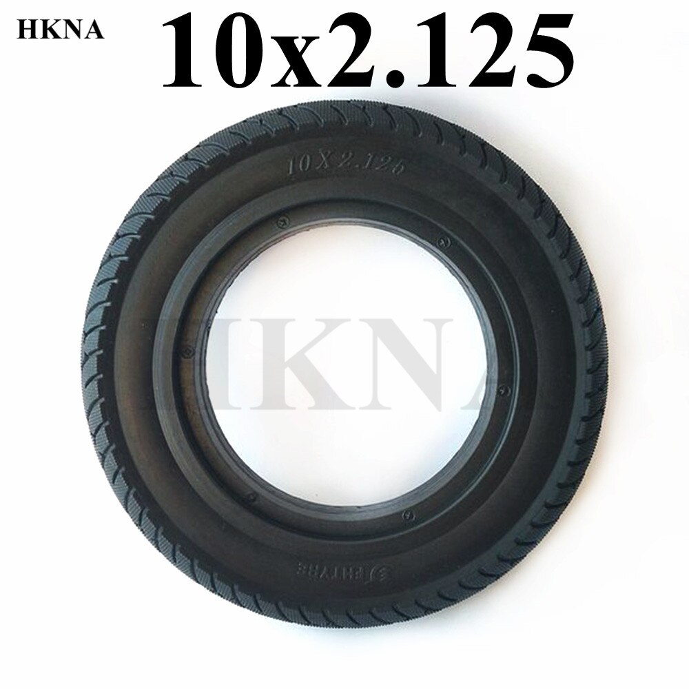 Good 10x2.125 Solid Tyre 10 Inch Thickening Tire 10*2.125 Non Pneumatic Tire for Electric Scooter Accessories