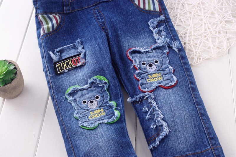 NYSRFZ lässig frühling herbst Baby jungen mädchen baumwolle Denim jungen Overall Baby Baby lätzchen Jeans hosen