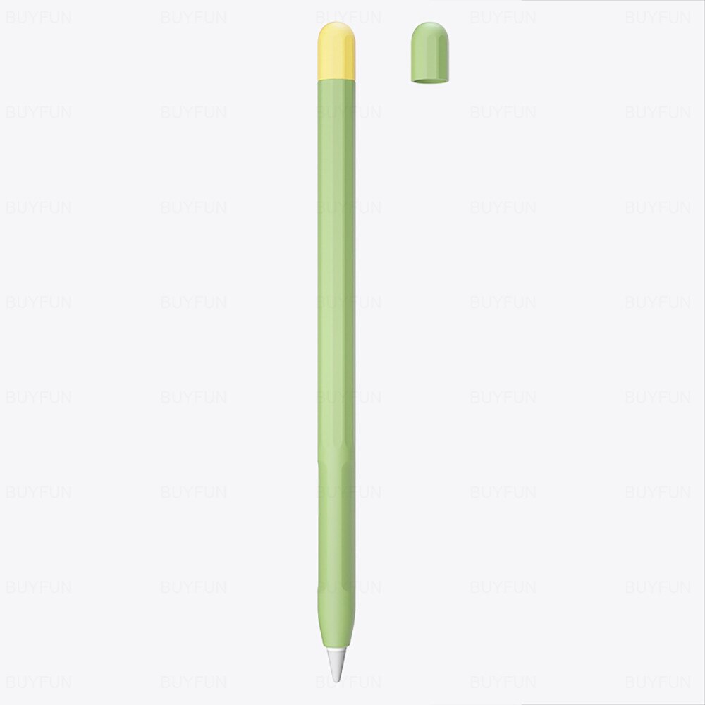 Dla Apple Pencil 1/2 Case piórnik Tablet Touch Stylus Pen pokrowiec ochronny na Apple Pencil 2 1st 2nd miękki silikonowy futerał: pencil 1 / 02