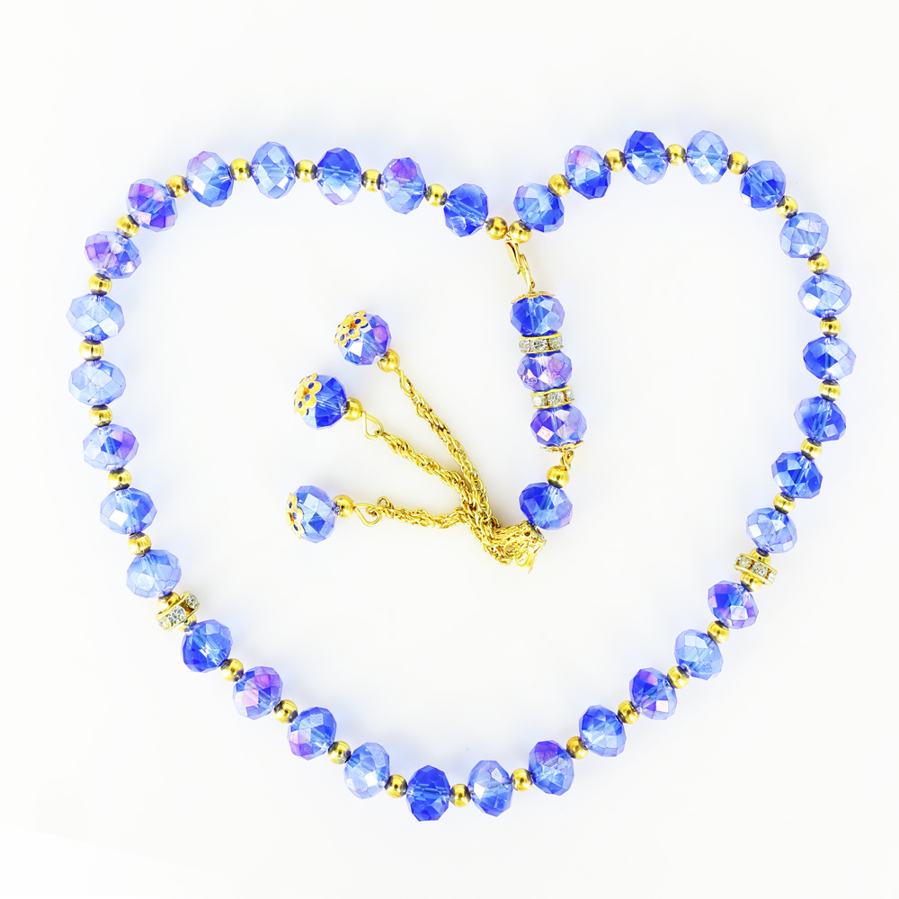 Tasbih perles de prière bracelet Islam musulman perle de prière Tasbeeh compteur Zikr chapelet perles Masbaha méditation Bracelets pour femme hommes: Lavande