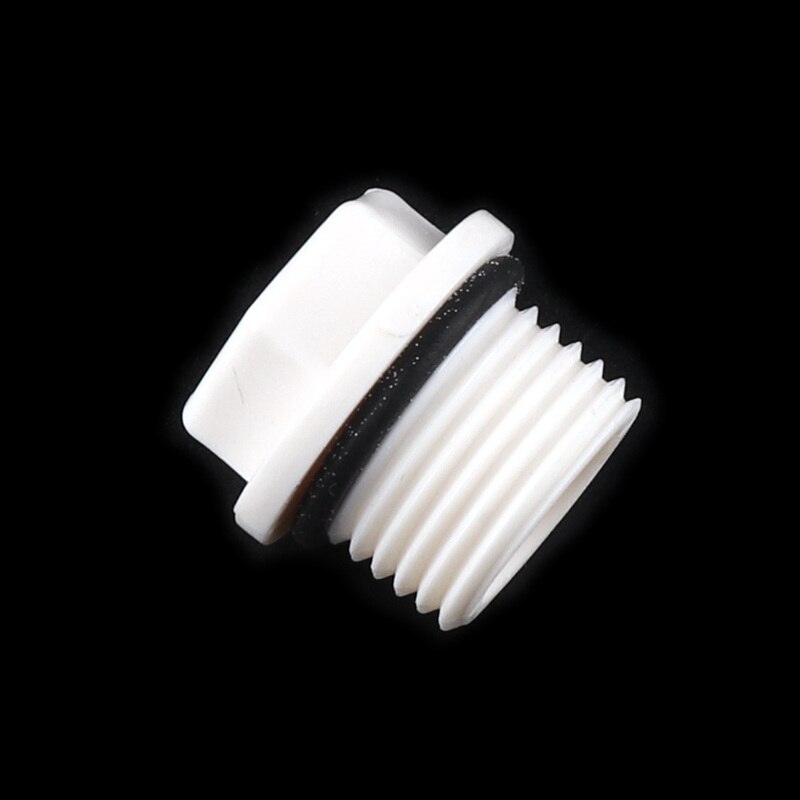 30pcs PVC Male Thread Connector 1/2"3/4"1" PVC End Cap Plug for Garden Irrigation Stop Water Fittings