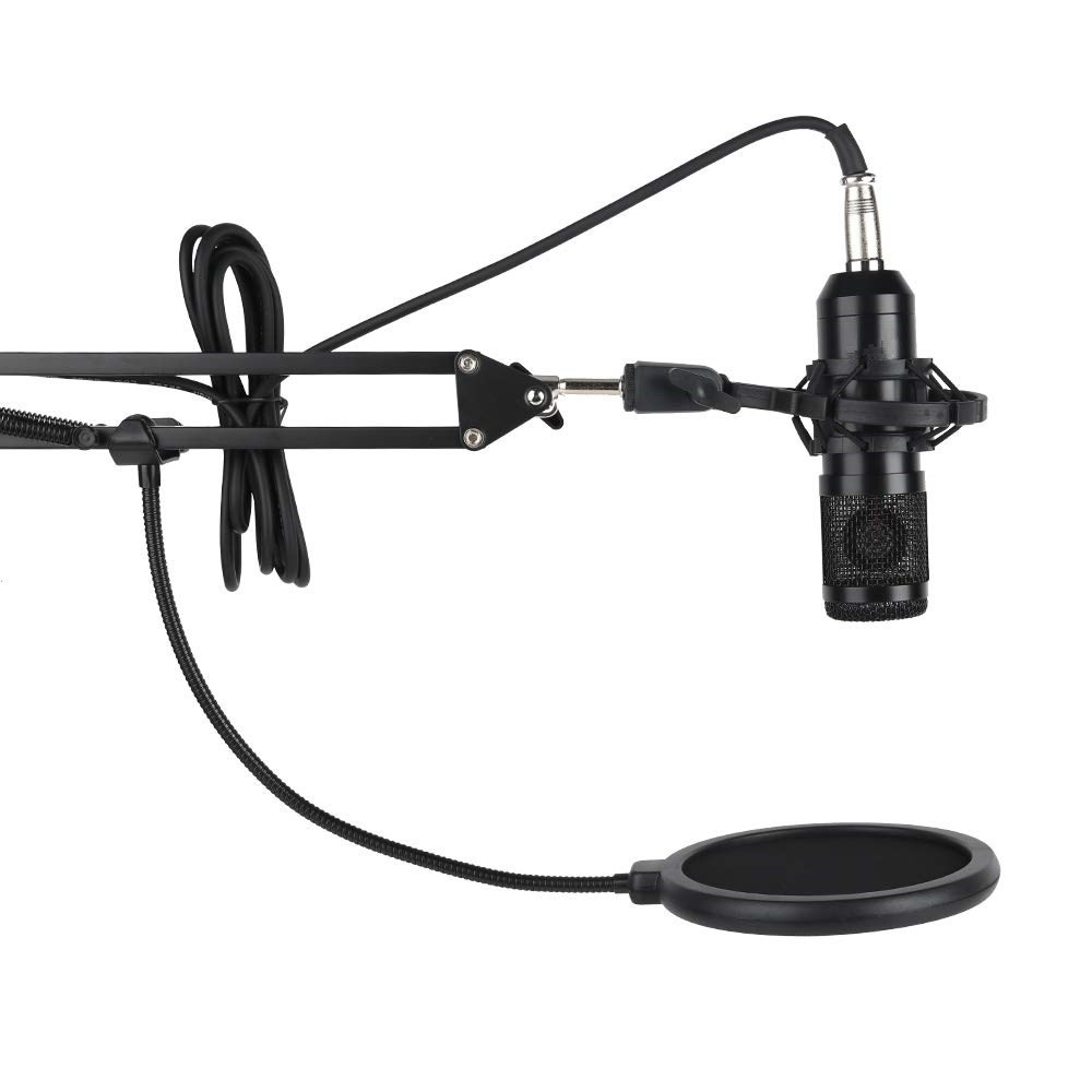 bm 800 microphone for computer 3.5mm wired studio condenser mic with tripod stand for Recording pc laptop bm800