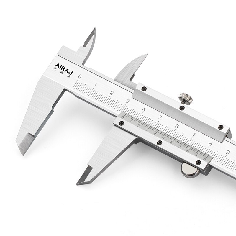 AIRAJ 150/200/300mm Vernier Calipers High-Precision Stainless Steel Calipers Household Decoration Measurement Manual Tools