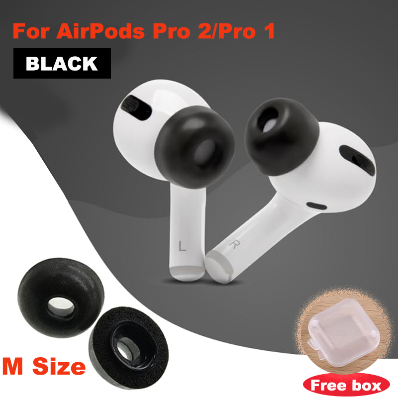Erinnerung Schaum Ohr stöpsel für Apfel Airpods Profi 2 Schaumstoff spitzen Ohr polster Ersatz Kopfhörer Ohr stöpsel für Airpod Profi Ohrhörer Zubehör: 3XS / Braun