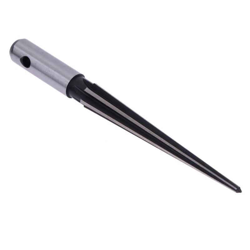 Escariador cónico de 5mm - 16mm para trabajo en madera, Pasador cónico con orificio para pasador de puente, manual, Mango en T, cónico, 6 chaflán acanalado