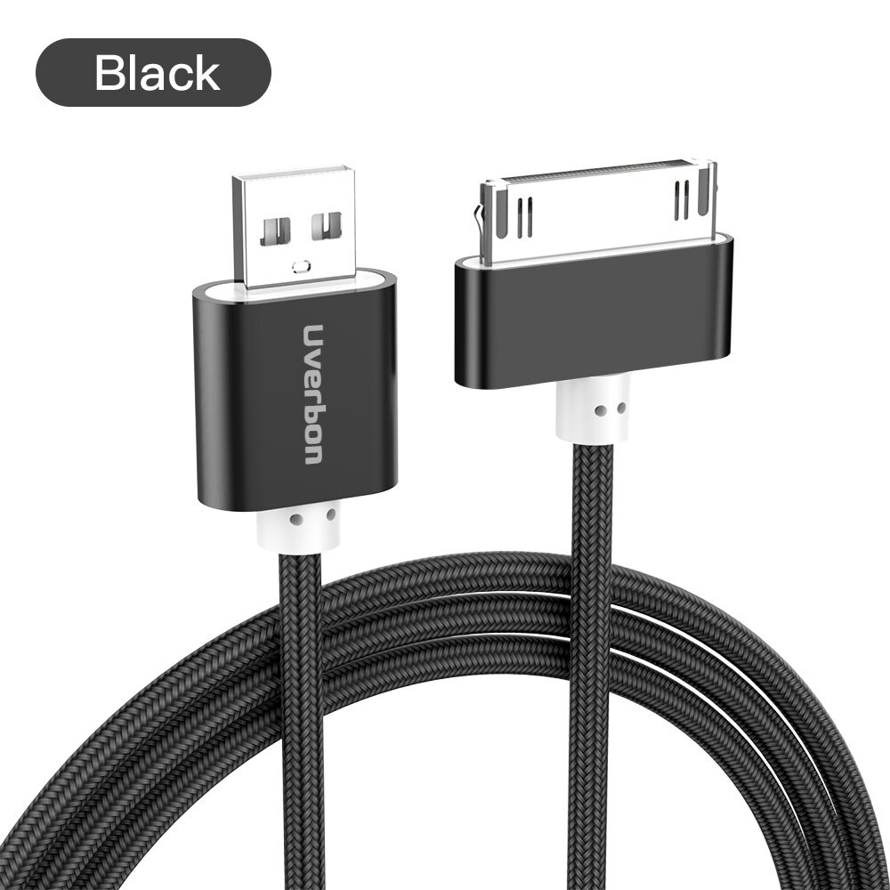 Dla iphone 4 kabel USB robić ładowania 30 Szpilka pleciony nylon wysokiej jakości USB robić synchronizacji danych kabel robić ładowania dla iphone 4s iPad 2 3 4 ipoda