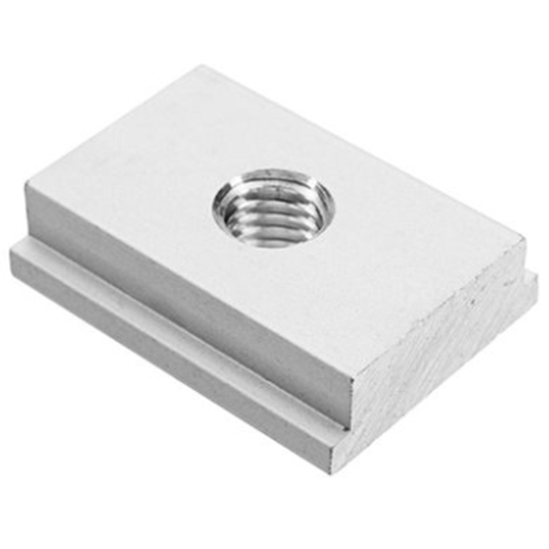 Tuerca deslizante t-track, tuerca deslizante de aleación de aluminio, tuerca de ranura en T para herramientas de carpintería, tornillo de fijación de ranura 10 Uds