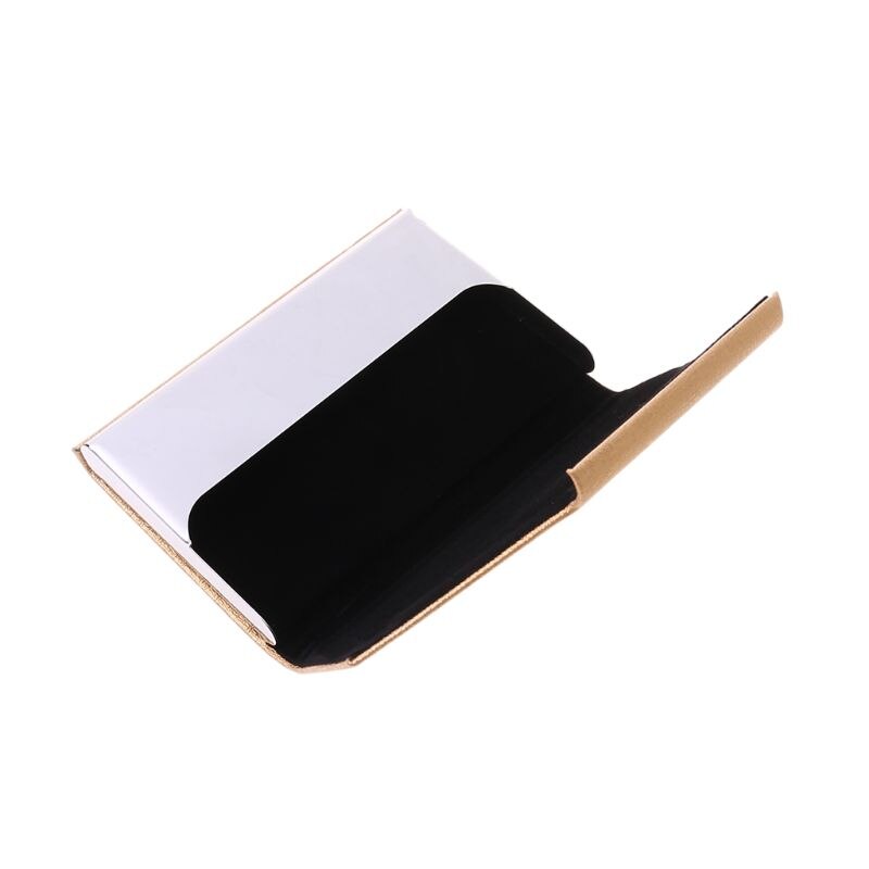 Estuche de metal para tarjetas de visita, portable para tarjetas de visita. XXUC
