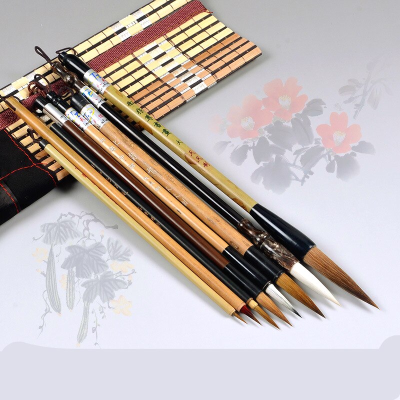 Calligraphy Brush Pen Set Caligrafia Tinta China Chinese Painting Brush Set Meticulous Painting Calligraphy Painting Writing Set