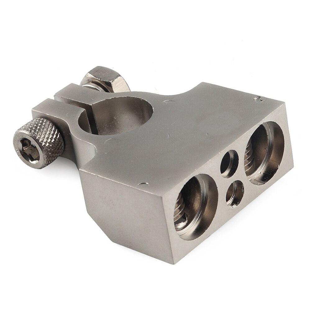 Positive Negative Car Battery Terminals Enduring Car Durable Parts Components Connectors with Shims Cleaner Brush