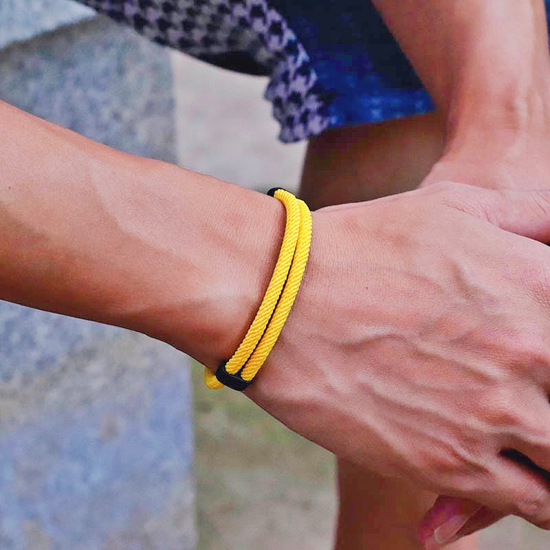 Conjunto de pulsera para Hombre a la , 2 uds., Braslet de hilo rojo de la suerte ajustable deslizante, Accesorios para Hombre, para él, brazalete Herren Joias