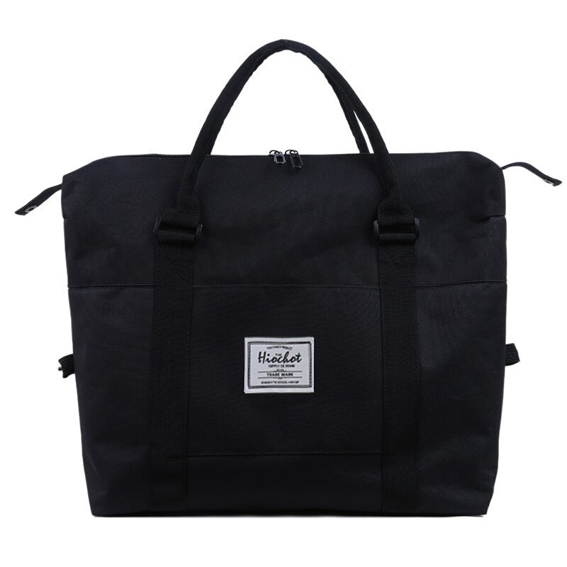 Reistas Voor Vrouwen Grote Capaciteit Waterdichte Bagage Shopper Tas Casual Mode: Black