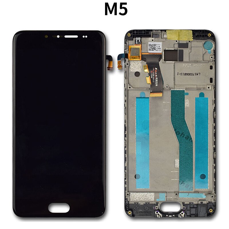 Original LCD For MEIZU M5 M5S M5C Display Touch Screen Assembly With Frame Digitizer Replacement For MEIZU M5S LCD Screen