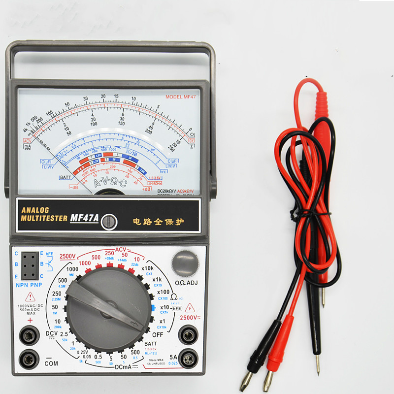 Analoge Multimeter Elektrische Natuurkunde Experimentele Apparatuur Voor Leraren Elektrische Multifunctionele Onderwijs