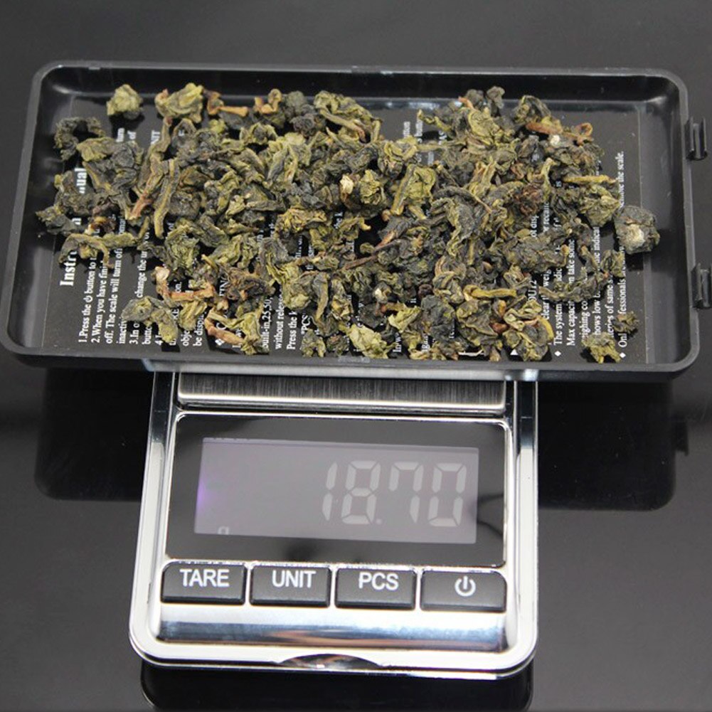 Portable Flip Electronic Weighing Scale Jewelry Tea Leaves Balance Weigher Tool