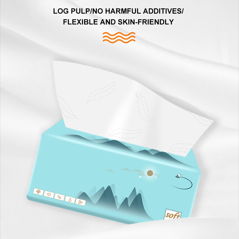 10 Packs Paper Household Paper Napkins Facial Tissues Baby Paper For Home Office Restaurants for Health Tissue Fast