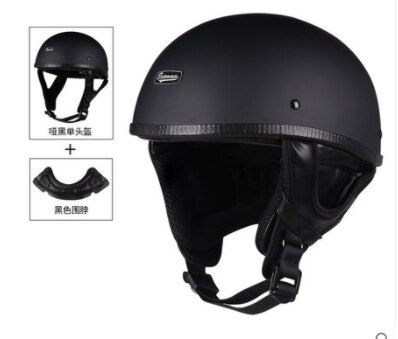 Brammo Moto Rcycle Helm Vintage Pu Leer Half Helm Moto Rbike Helm Moto Casco Bril En Masker: 13