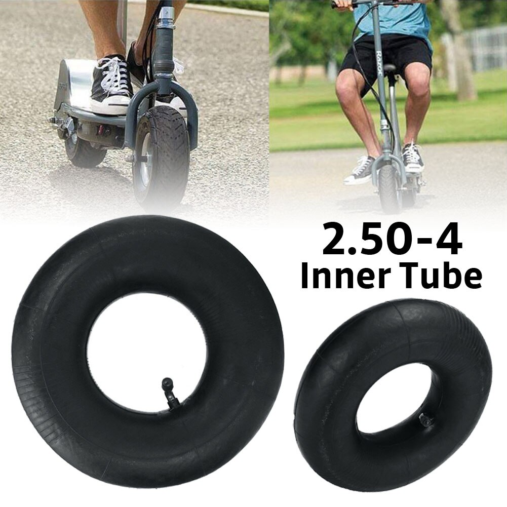 2.50-4 Inner Tube For Pneumatic Wheel Suit For 8'' Trolley Wheel Bent Valve air For hand truckslawn mowers wheelbarrows scooters