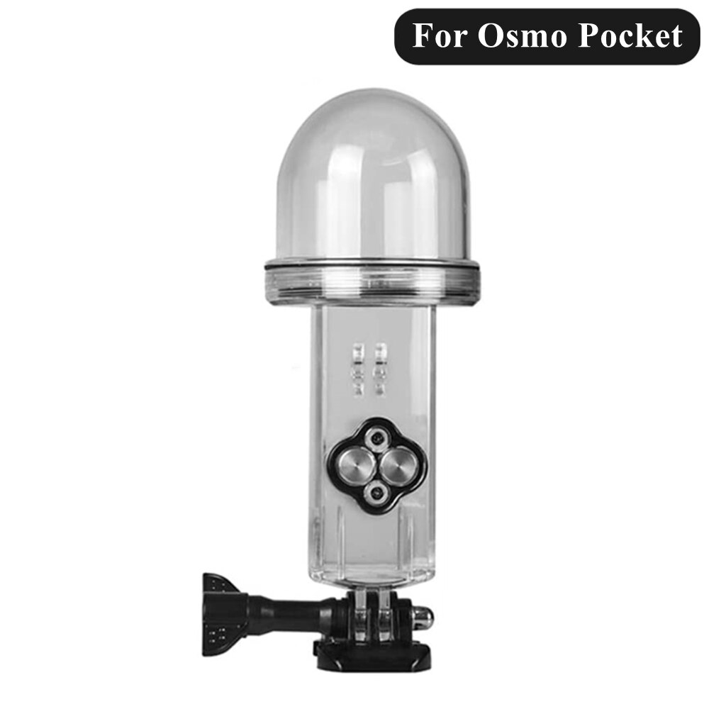 60M Onderwater Waterproof Case Voor Dji Osmo Pocket Action Camera Behuizing Beschermende Duiken Mount Voor Osmo Pocket Accessoires: Set 1