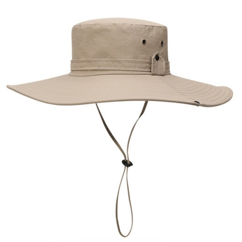 Summer Breathable Sunscreen Hats Outdoor Wide Brim Bucket Hats For Fishing Sun Protection 50+UPF Bora Boonie Hat Outdoor tool