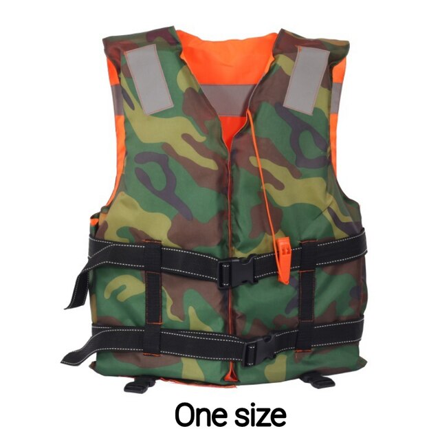 Adult Life Jacket Adjustable Buoyancy Aid Swimming Boating Sailing Fishing Water Sports Safety Life Man Jacket Vest: One size / XL