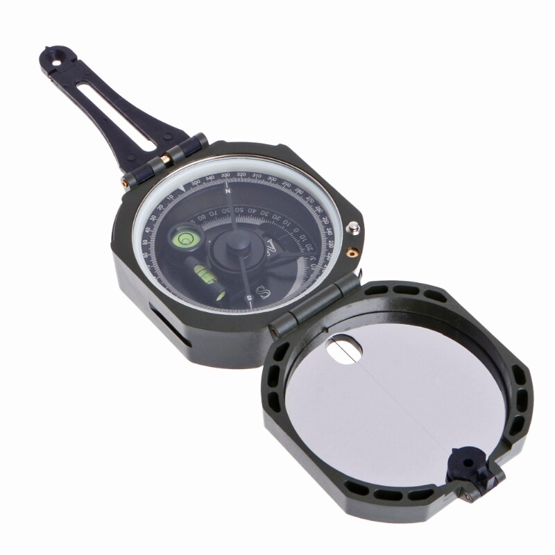 High Precision Magnetic Pocket Transit Geological Compass Scale 0-360 Degrees